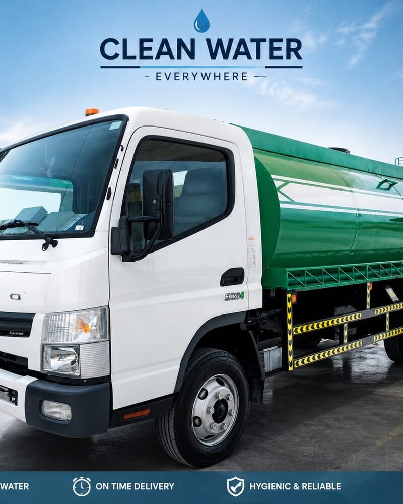 UAE Water Supply fleet tanker truck